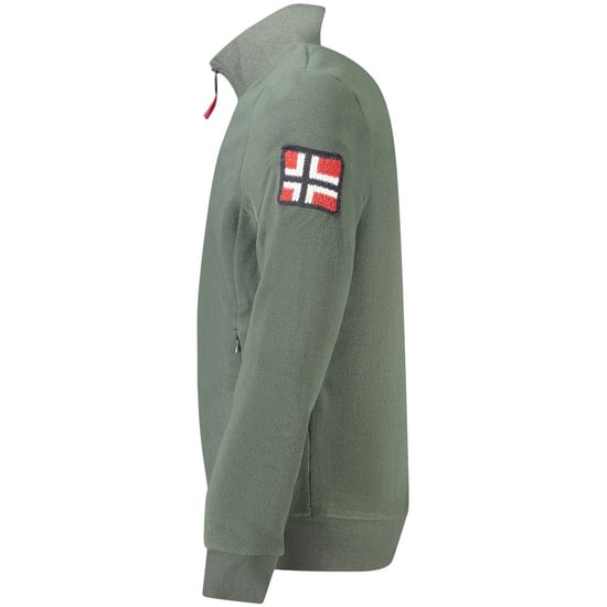 Noruega 1963 Sudadera de Poliéster Verde para Hombre - Image 3