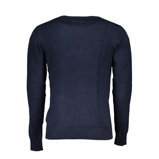 Suéter de hombre de viscosa azul Gianmarco Venturi - Image 2