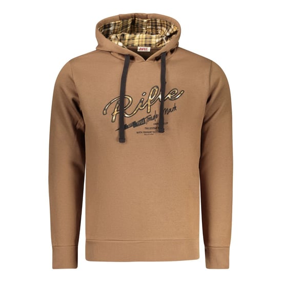 Sudadera de algodón para hombres Rifle Marrone - Image 1