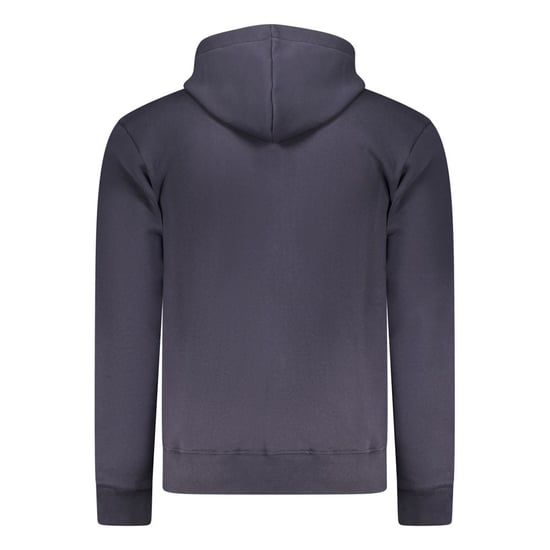 Sudadera con capucha de algodón azul para hombre Coveri Moving - Image 2