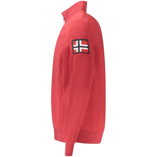 Sudadera Roja de Poliéster para Hombre Norway 1963 - Image 3