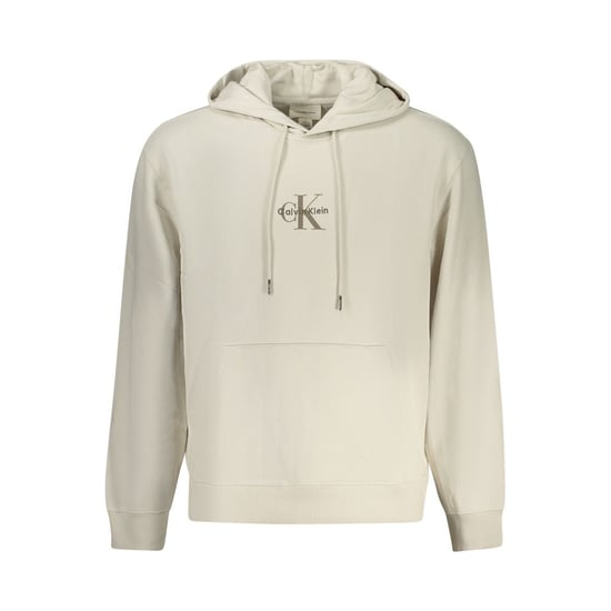 Sudadera de algodón beige para hombres de Calvin Klein - Image 1