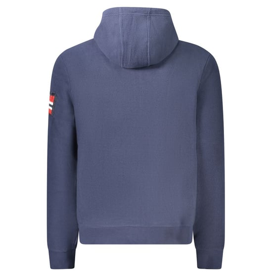 Sudadera con capucha para hombres en poliéster azul Noruega 1963 - Image 2