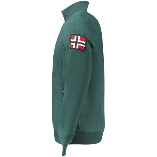 Noruega 1963 Sudadera de Poliéster Verde para Hombre - Image 3
