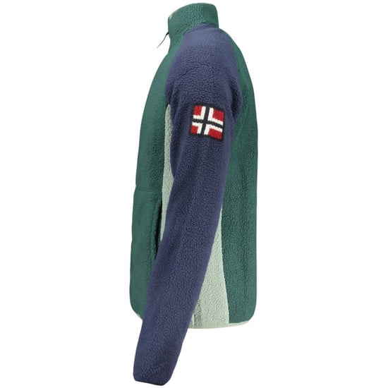 Noruega 1963 Sudadera de Poliéster Verde para Hombre - Image 3