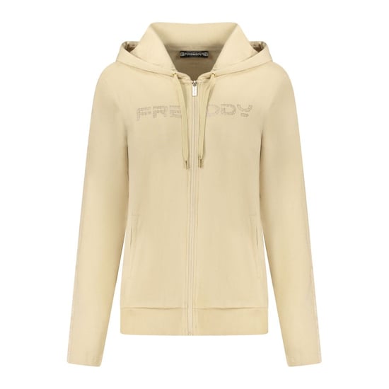 Sudadera de mujer de algodón beige Freddy - Image 1