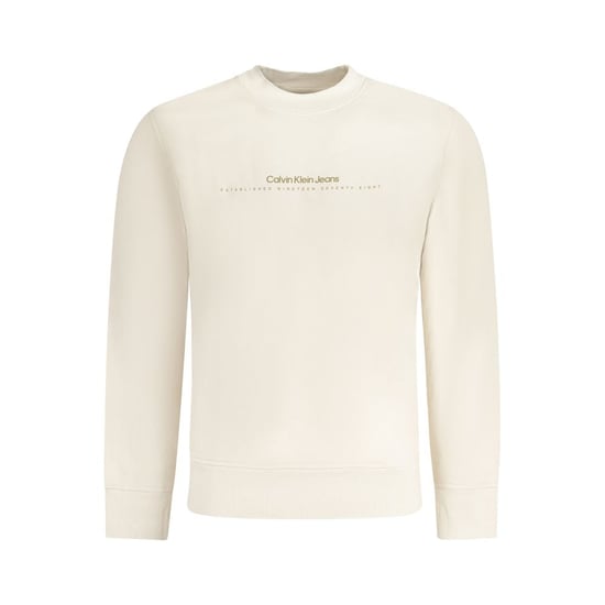 Sudadera de algodón beige para hombre de Calvin Klein - Image 1