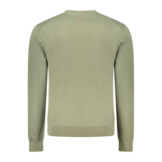 Suéter de algodón verde Napapijri para hombres - Image 2