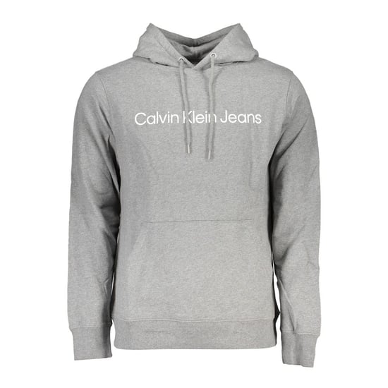 Sudadera de algodón para hombre Calvin Klein Grigio - Image 1