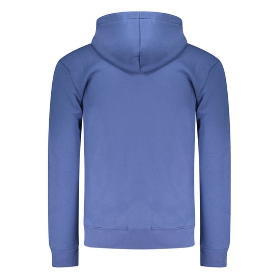 Sudadera con capucha de algodón azul para hombre Coveri Moving - Image 2