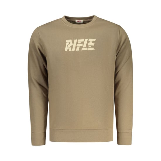 Sudadera de hombre de algodón marrón Rifle - Image 1