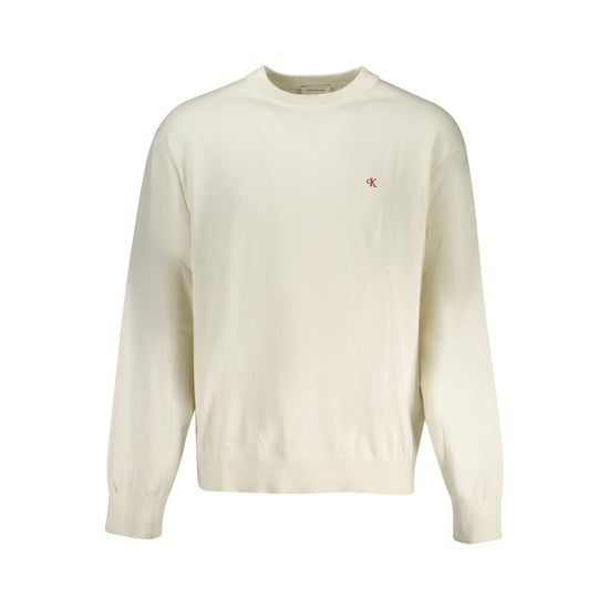 Suéter de algodón blanco para hombre Calvin Klein - Image 1