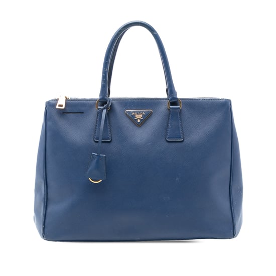 Tote Doble con Cierre de Saffiano Lux Galleria Grande de Segunda Mano - Image 1