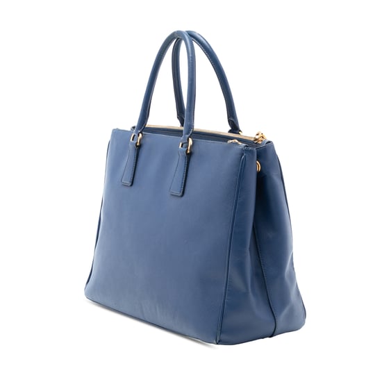 Tote Doble con Cierre de Saffiano Lux Galleria Grande de Segunda Mano - Image 2