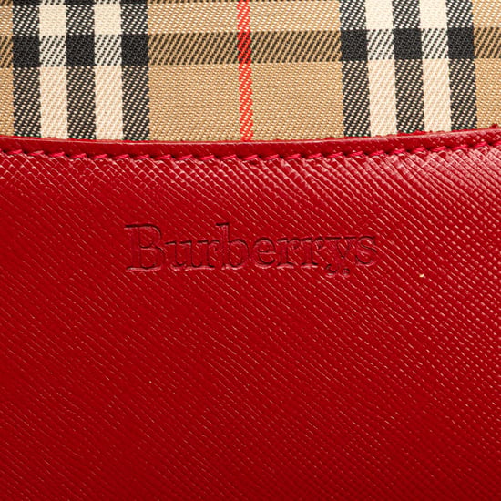 Bolso Tote de Lona con Check Haymarket de Segunda Mano - Image 6