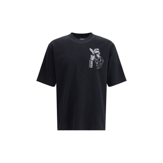 Dsquared² Camiseta de Algodón Negra - Image 1