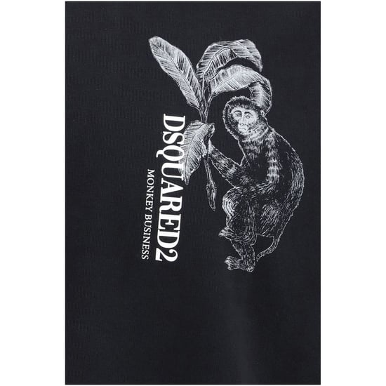 Dsquared² Camiseta de Algodón Negra - Image 3