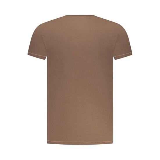 Camiseta de Hombre de Algodón Marrón Aeronautica Militare - Image 2