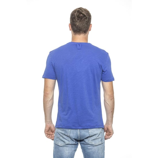 Camiseta de Algodón Azul Claro Billionaire Italian Couture - Image 3