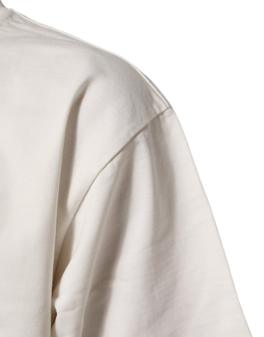 Camiseta de algodón de cuello redondo para hombre con estampado de logo blanco de Dolce & Gabbana - Image 6