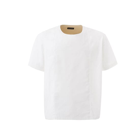 Camiseta de Algodón Blanca Emporio Armani - Image 1