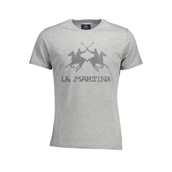 La Martina Camiseta de Algodón para Hombre Grigio - Image 1