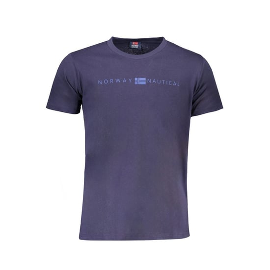 Camiseta Azul de Algodón para Hombre Noruega 1963 - Image 1