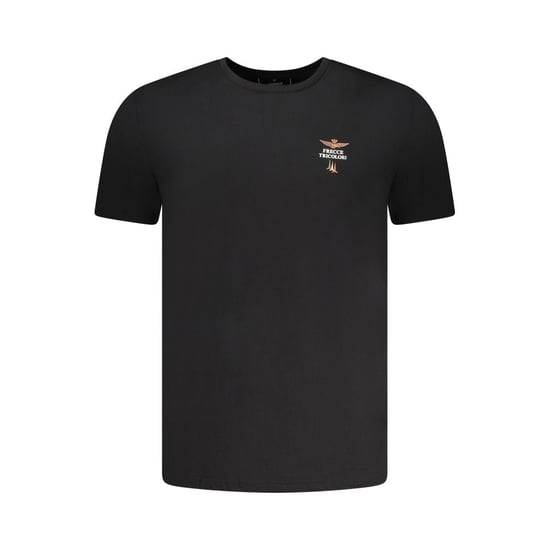 Camiseta de algodón negra para hombres Aeronautica Militare - Image 1