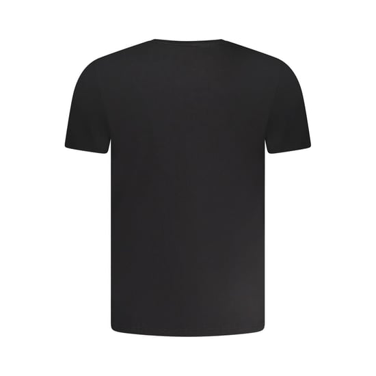 Camiseta de algodón negra para hombres Aeronautica Militare - Image 2