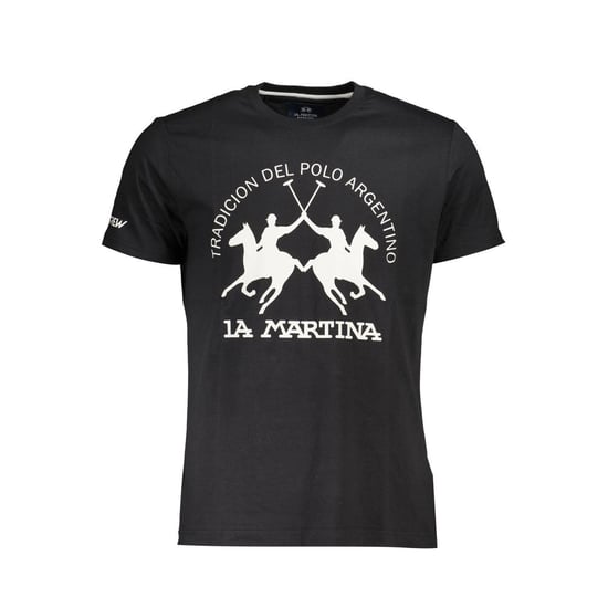 La Martina Camiseta de Algodón Negra para Hombre - Image 1
