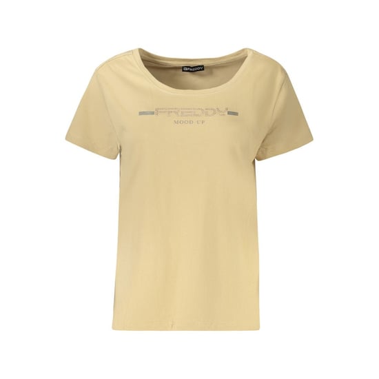Camiseta de Mujer de Algodón Beige Freddy - Image 1