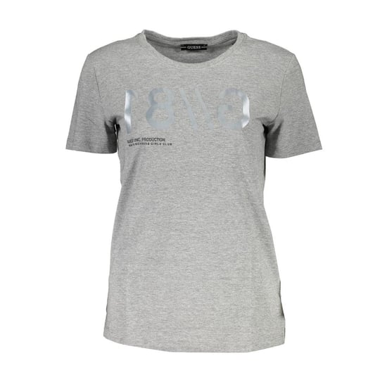 Camiseta de mujer de algodón gris Guess Jeans - Image 1