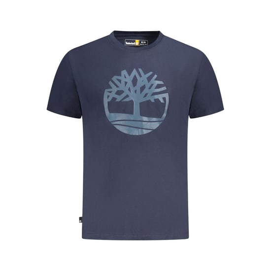 Camiseta de algodón azul para hombre Timberland - Image 1