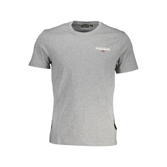 Camiseta de algodón para hombre Napapijri Grigio - Image 1