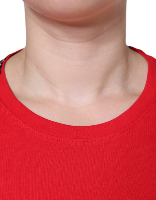 Camisa de algodón roja Dolce Gabbana Tsh86519 - Image 4
