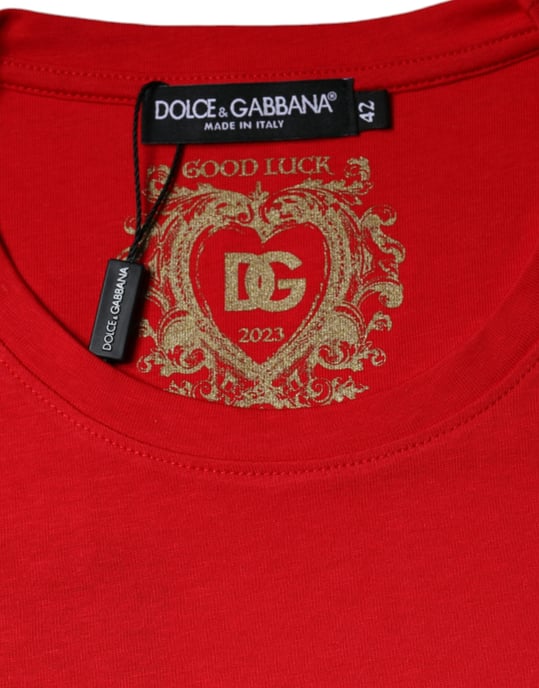 Camisa de algodón roja Dolce Gabbana Tsh86519 - Image 5