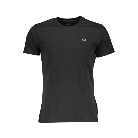 Camiseta de Hombre de Algodón Negra La Martina - Image 1
