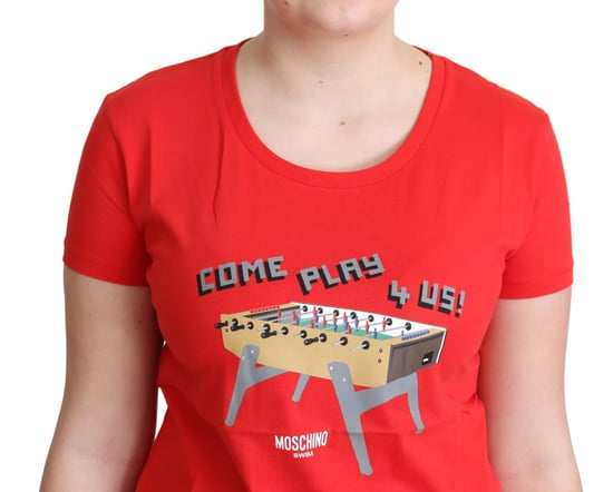 Moschino Tsh5061 Camiseta de Futbolín Roja - Image 2