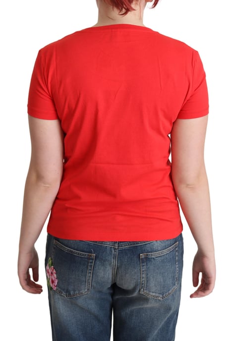Moschino Tsh5061 Camiseta de Futbolín Roja - Image 4