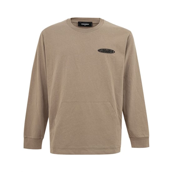 Camiseta de algodón beige Dsquared² - Image 1
