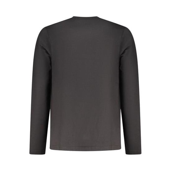 Camiseta de algodón negra para hombre Coveri Moving - Image 2