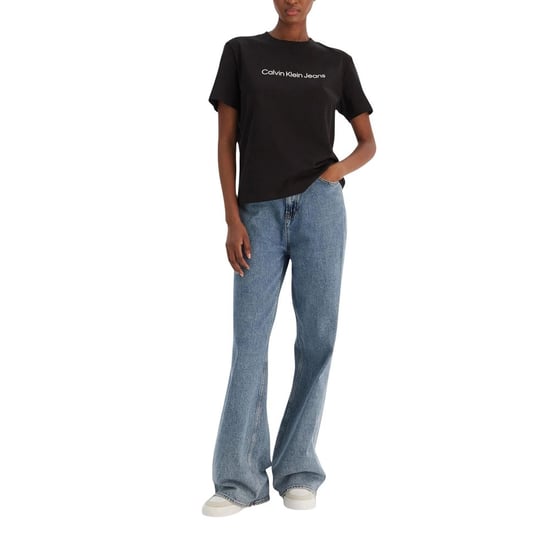 Camiseta de Algodón Negra Calvin Klein Jeans - Image 2