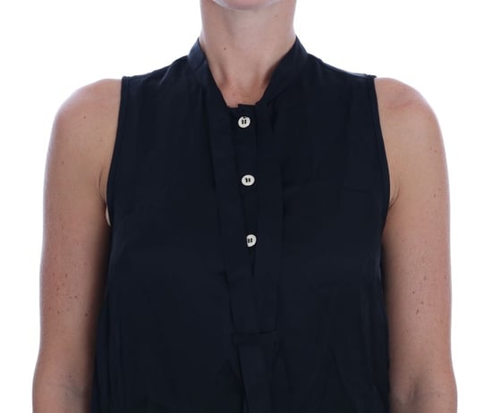 Blusa sin mangas con cuello mandarín - Image 2