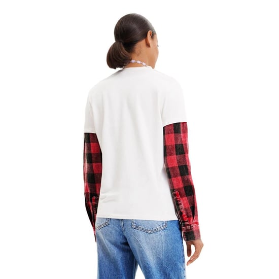 Camiseta de algodón blanca Desigual - Image 2