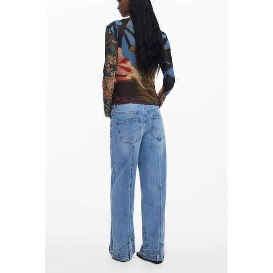 Camiseta de Mujer Desigual Negra de Poliéster - Image 2