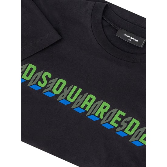 Dsquared² Camiseta de Algodón Negra - Image 3