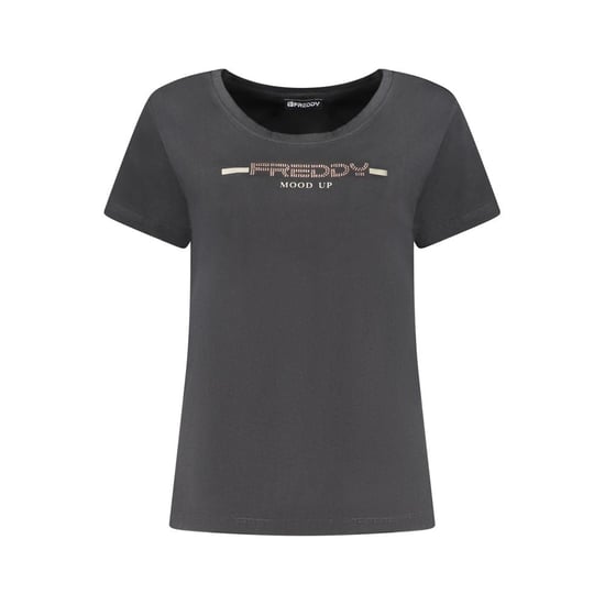 Camiseta de algodón negra para mujer Freddy - Image 1