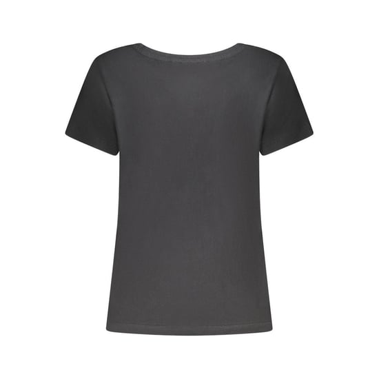 Camiseta de algodón negra para mujer Freddy - Image 2
