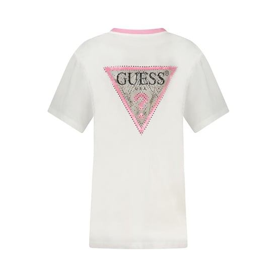 Camiseta de Mujer de Algodón Blanco Guess Jeans - Image 2