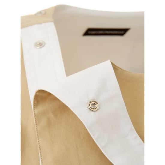 Camiseta de algodón marrón Emporio Armani - Image 3